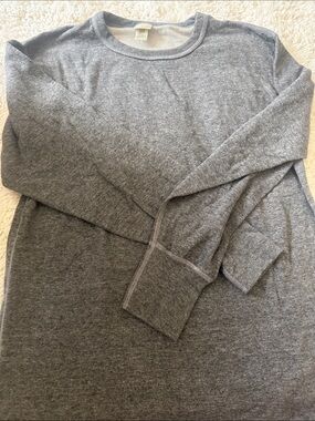 L.L. Bean Men's Heather Gray Crewneck Sweater